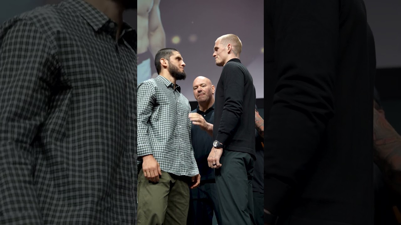 Ian Machado Garry is looking taller than Islam Makhachev #ufc330