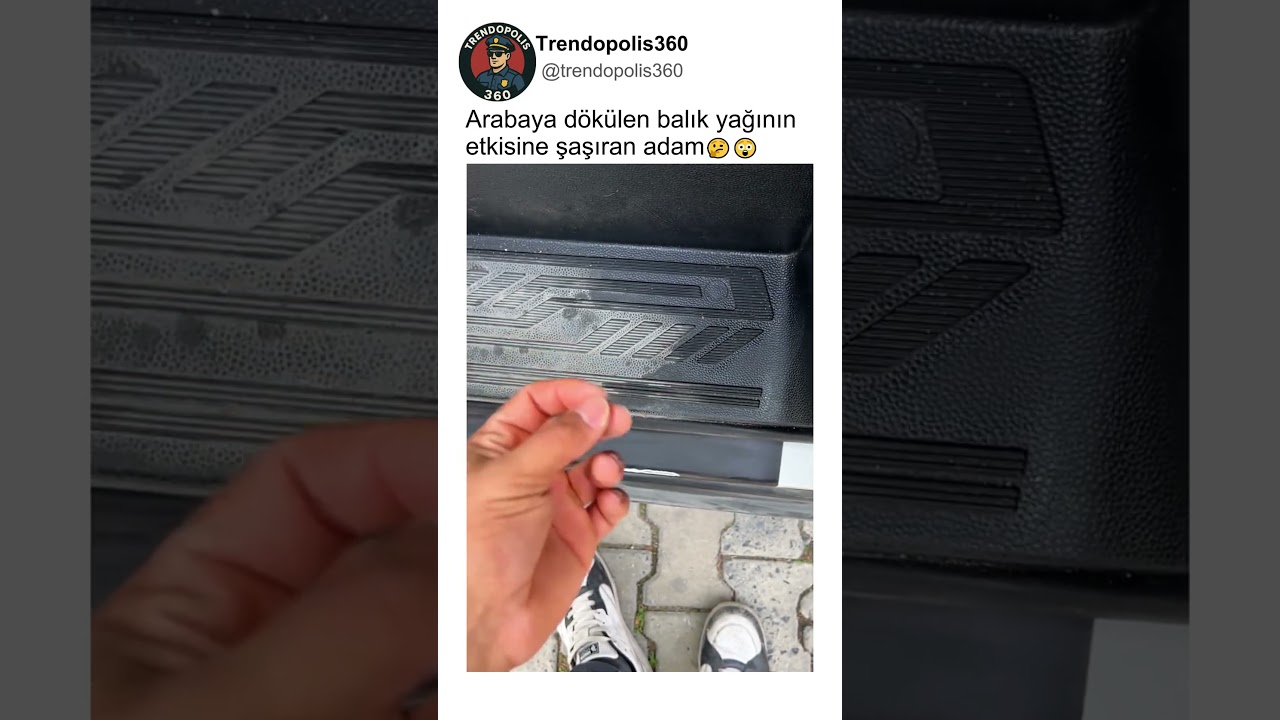 Arabaya Balık Yağı Dökülürse Endişelenmeyin🤔
