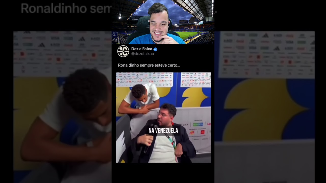 JÁ DIZIA RONALDINHO, OS BONS SÃO TUDO GENTE BOA