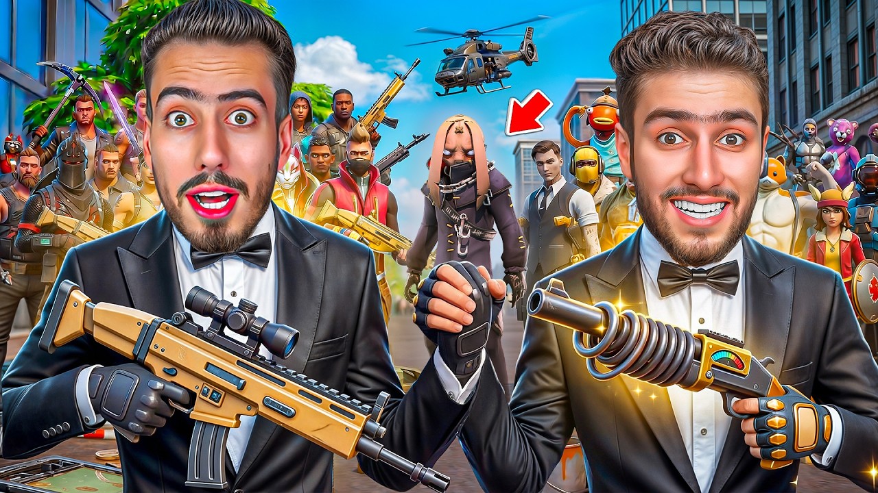 سويت اقوى تعاون بمدينة قراند سيتي 😨🔥 ( سيطرت عليهم 💀 ) !! Fortnite