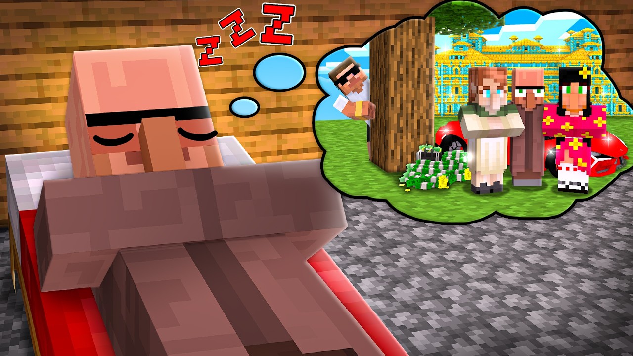 Minecraft But We Can See Mob's Dream...