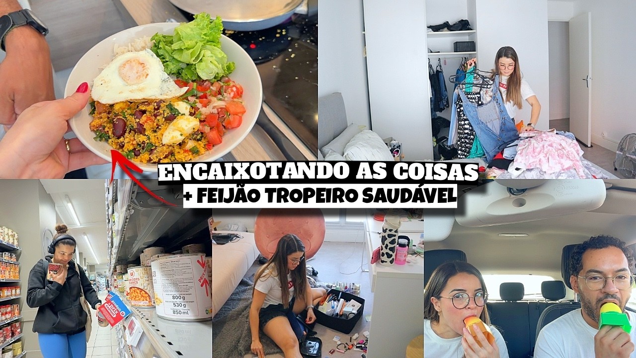 A SAGA DA MUDANÇA, ENCAIXOTANDO AS COISAS, FEIJÃO TROPEIRO COM CUSCUZ e muito mais ❤️ - Bruna Paula