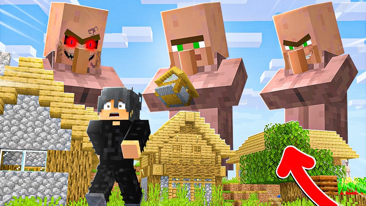 Villagers Became GIANT to DOMINATE Everything in Minecraft...