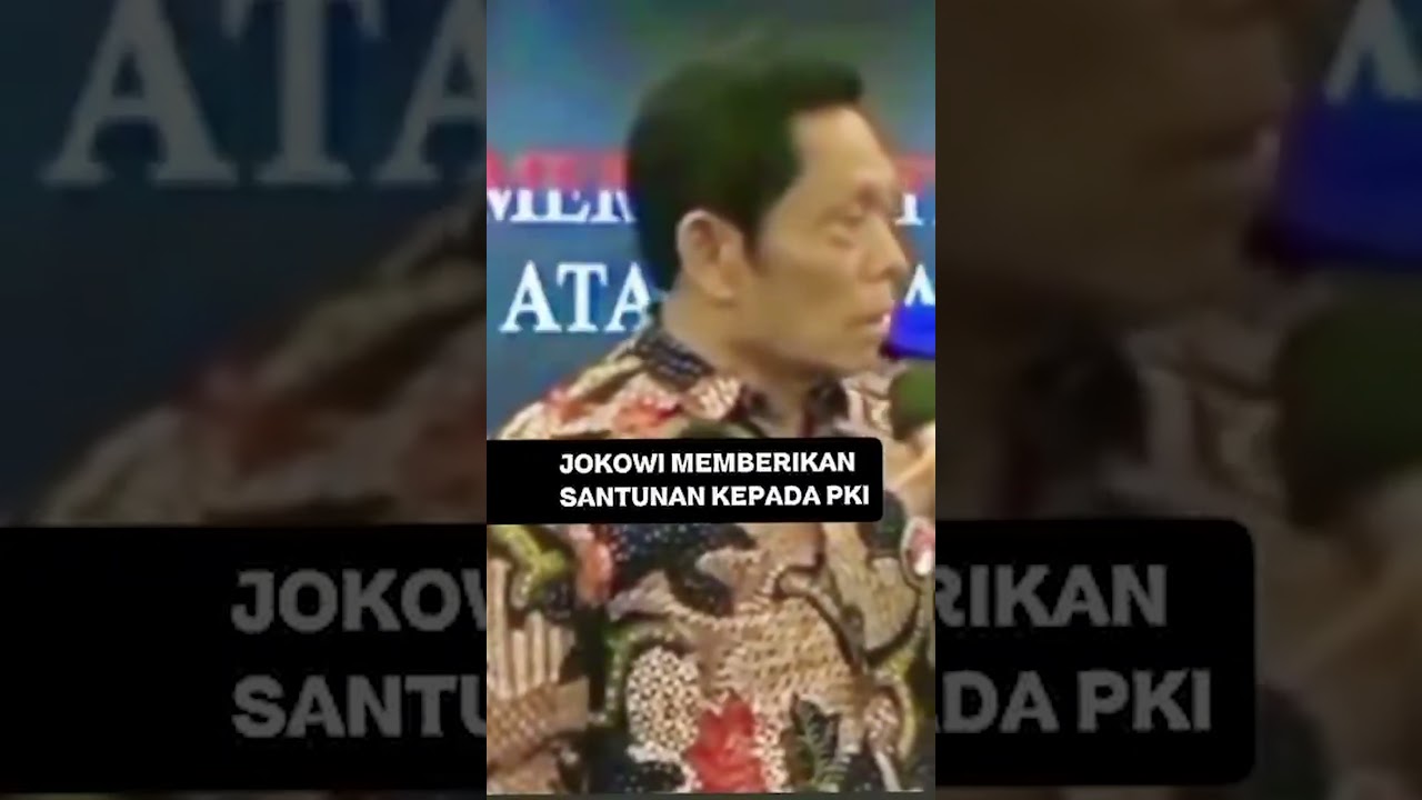 DI REZIM JOKOWI MEMBERIKAN SANTUNAN KEPADA PKI
