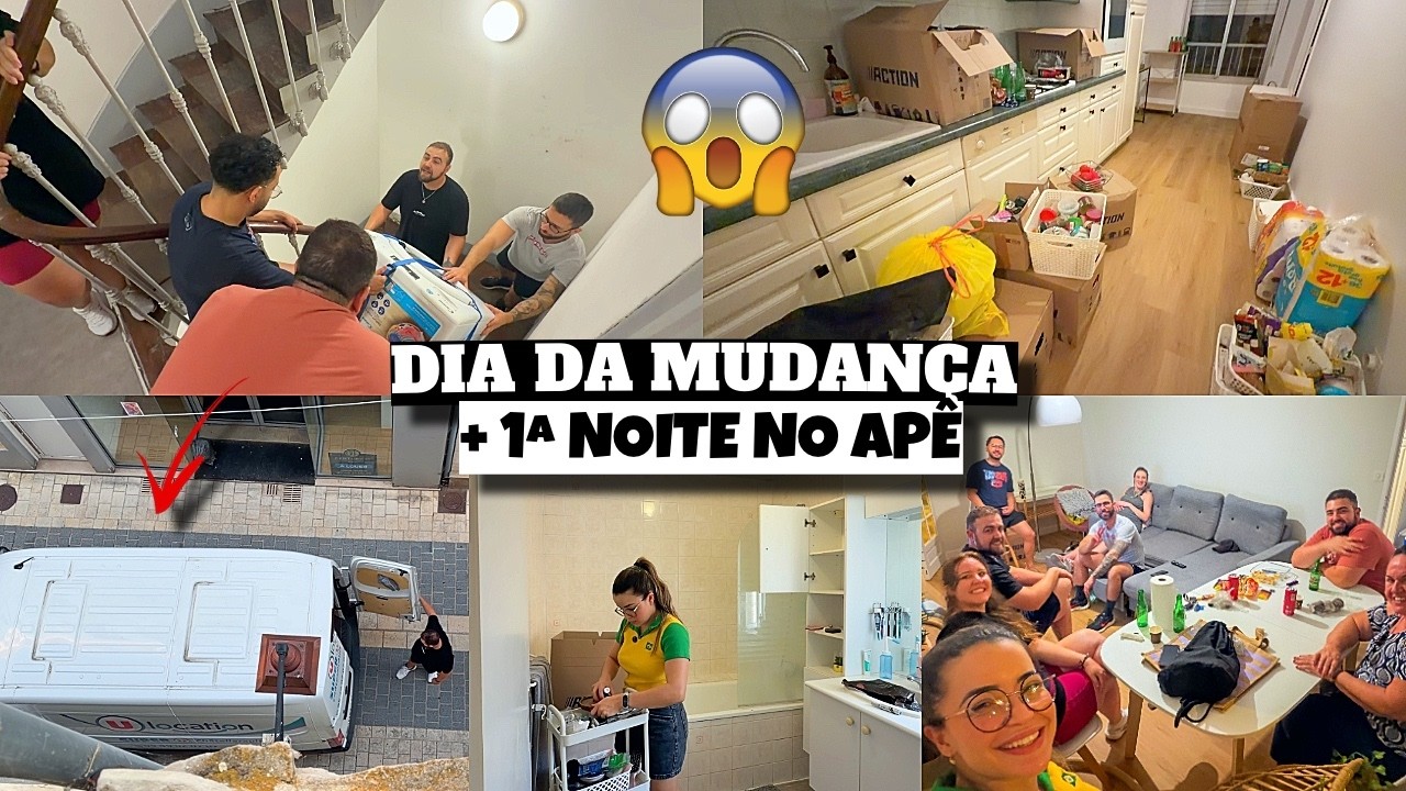 DIA DA MUDANÇA, PEGAMOS O FURGÃO, PRIMEIRA NOITE NO APÊ NOVO e muito mais ❤️ - Bruna Paula
