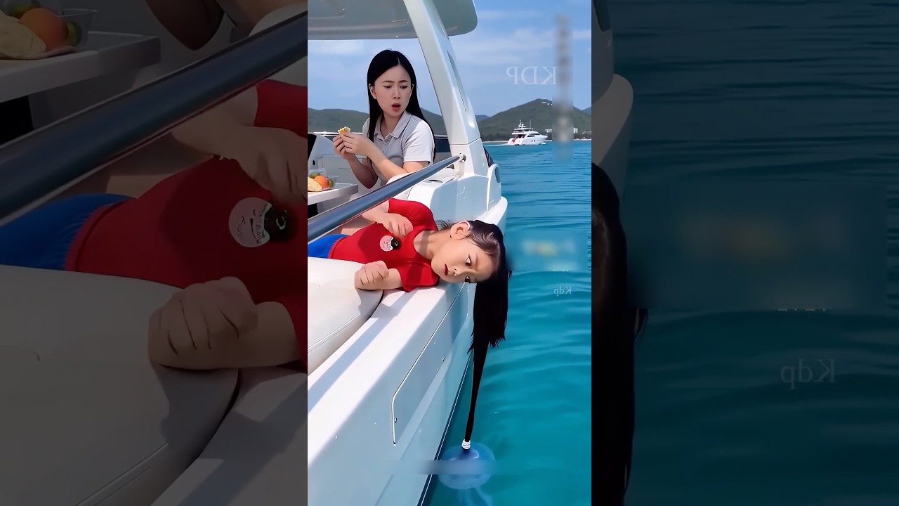 يلهوي يا ماما! في كائن غريب بيشد شعري لتحت امسكيه بسرعة😱🪼