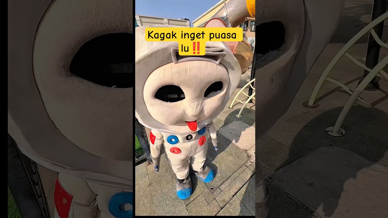 komedi badut aatronot kagak inget puasa lu⁉️#comedy #dubbing #komedi