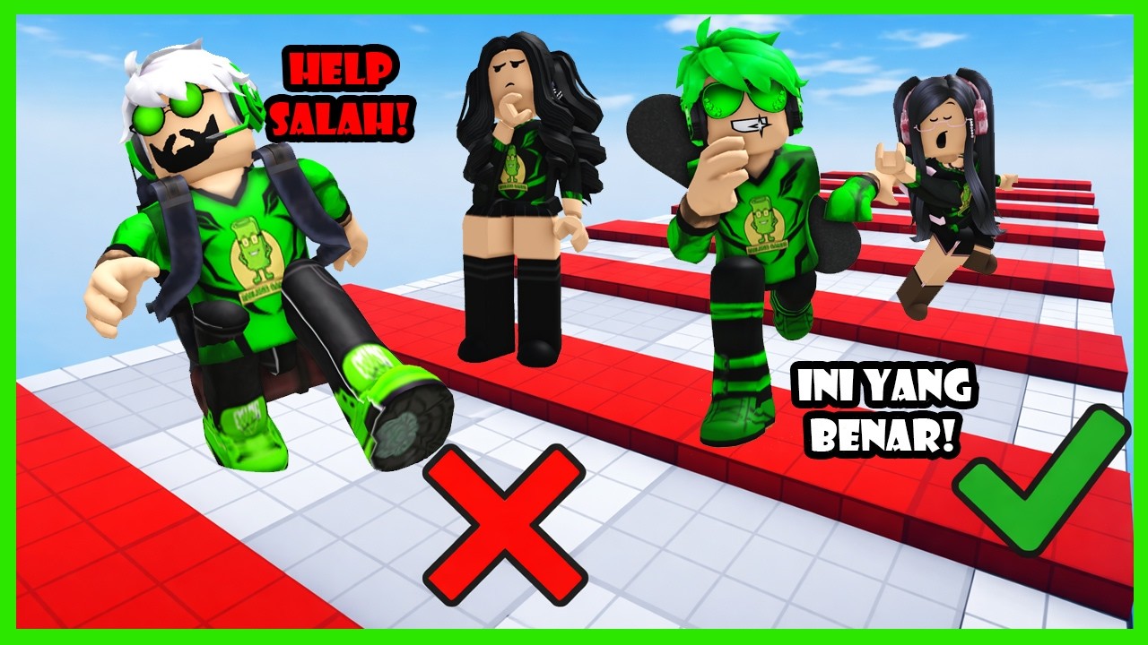 Pikirkan Secara Logika! Kita Berhasil Selesaikan Tantangan Troll Obby Yang Membingungkan