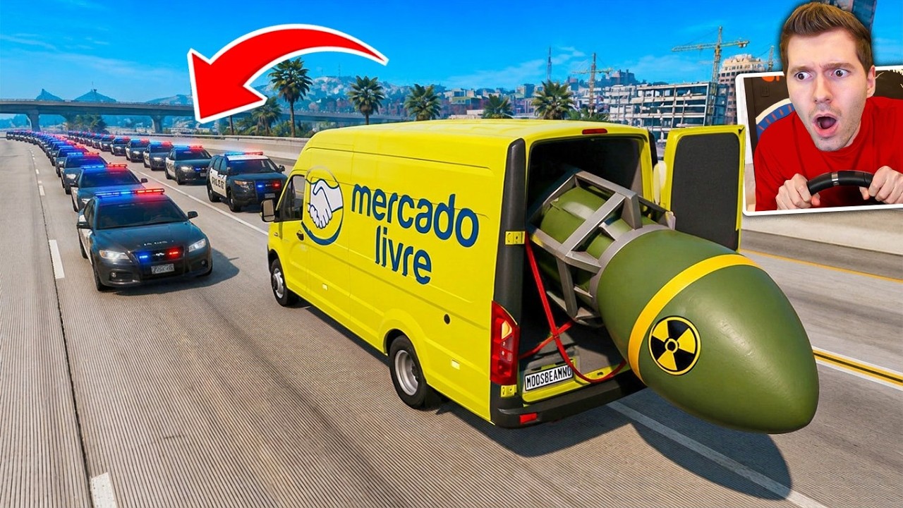 VAN DO MERCADO LIVRE fazendo entrega no BeamNG Drive