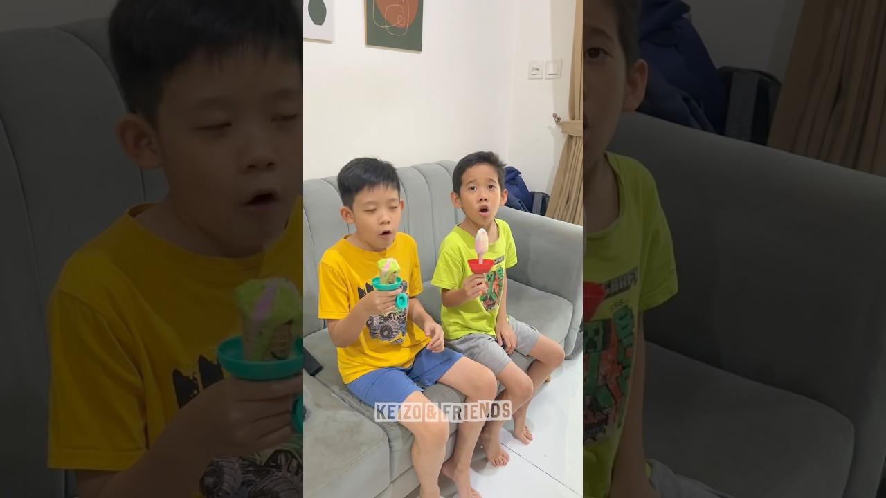 Akibat tatakan es krim tertukar⁉️