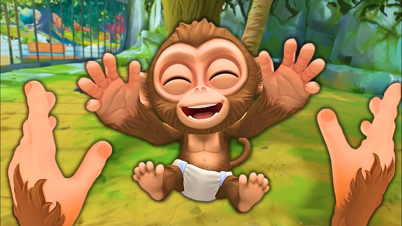 KANDANG TERBUKA!! AKHIRNYA ANAK MONYET BISA MAIN DENGAN BEBAS - I AM MONKEY