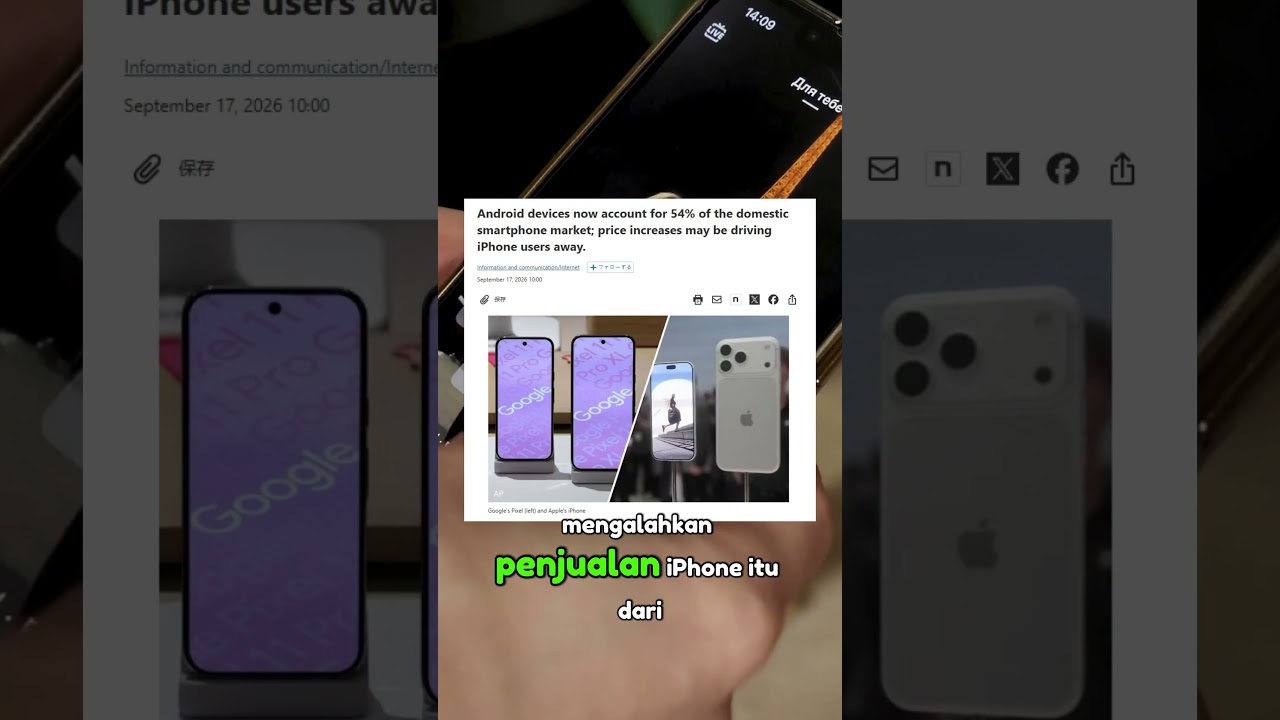 Hape Google Pixel Booming di Jepang?! Era Dominasi IPhone telah berakhir...