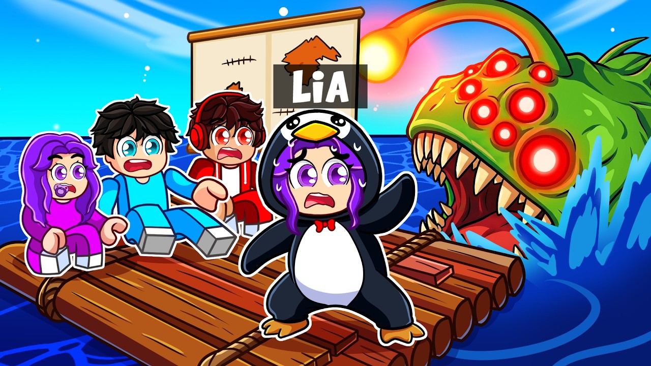 GUGUGAGA PENGUIN olarak Denizde 100 GÜN Hayatta Kaldım!