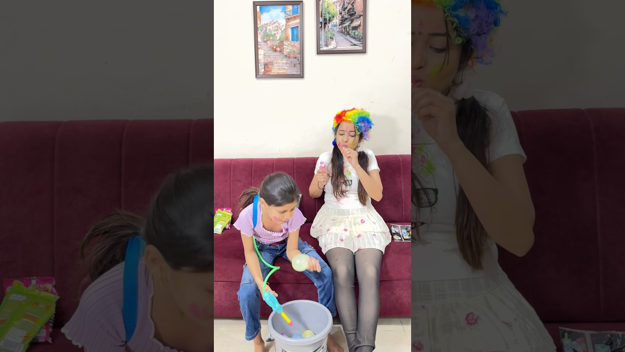 Wait for the end🎈🤣 | Sneha Choudhary | #shortvideo #funny #trending #comedy #holi #explorenow