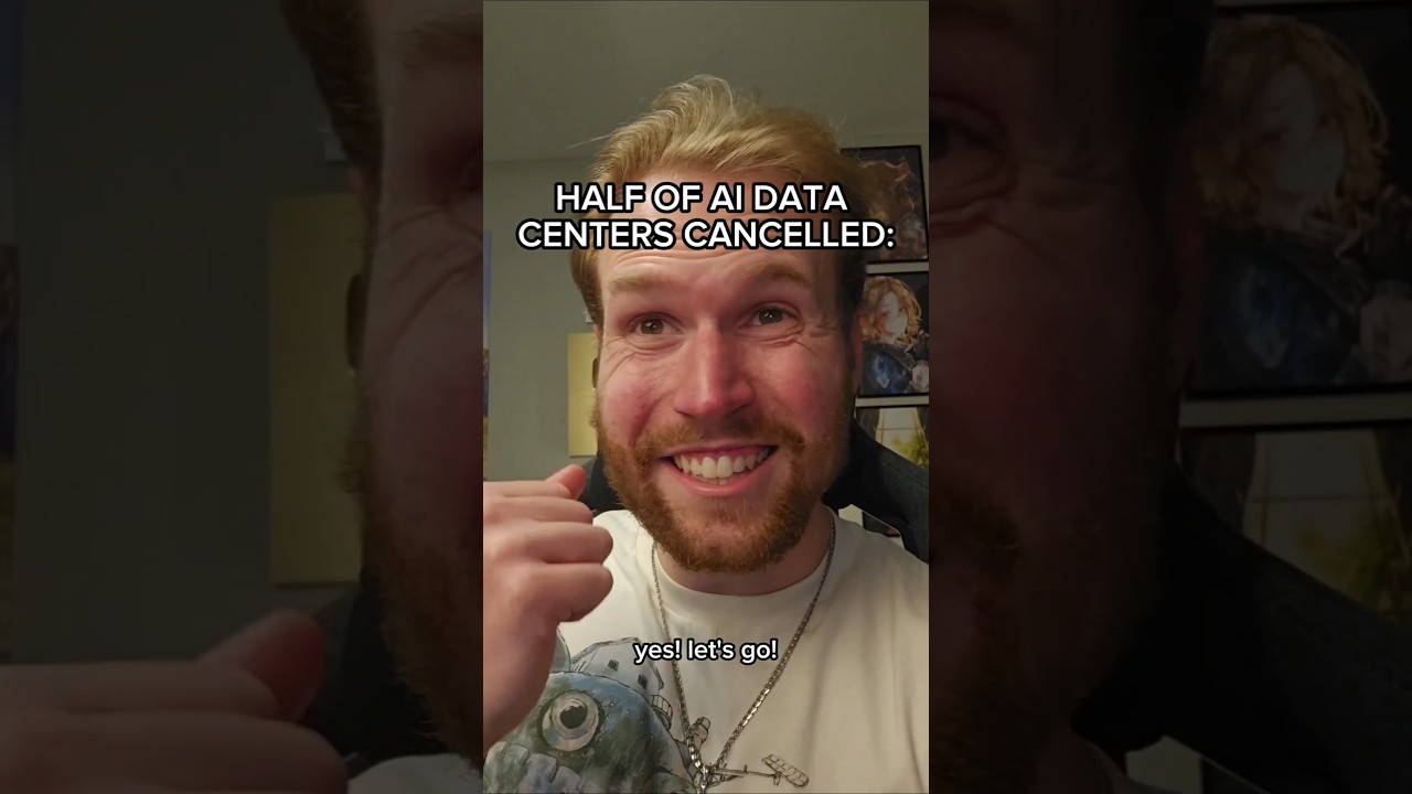 HALF OF AI DATA CENTERS CANCELLED #shorts