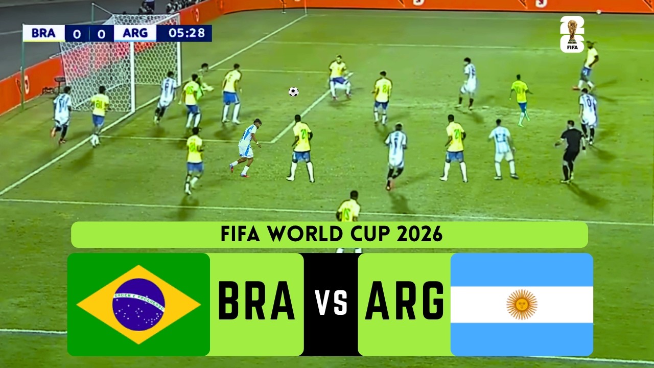 29 June, 2026 | Brazil vs Argentina | FIFA World Cup 26 | Football | FC26 Gameplay