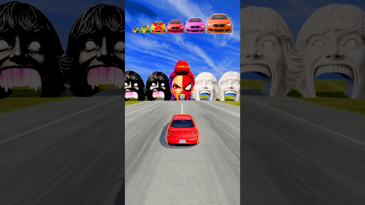 Big & Small Cars VS Rumi X Quadruple 67 #beamngdrive #beamng