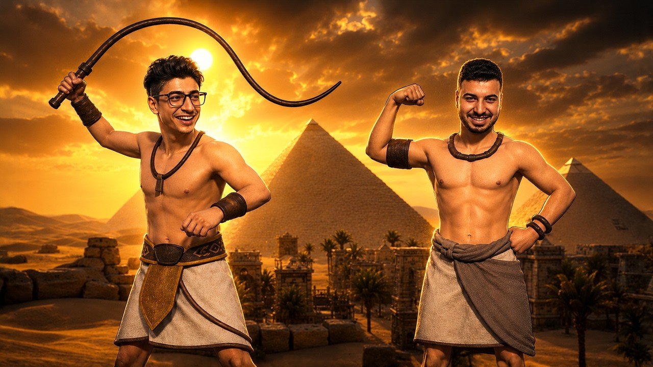 أسوأ عمال بناء في تاريخ الفراعنة 😂🔥 | Pyramidion 🔥