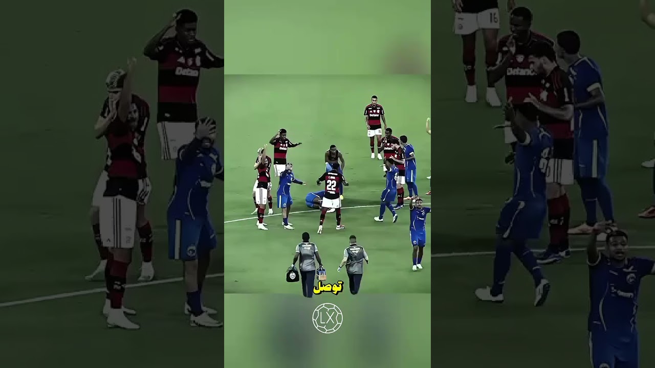 هل لحظة في الملعب تذكرنا أن الحياة أهم من كرة القدم؟ 🥺⚽#كرة_القدم #الحياة_أهم #مواقف_مؤثرة #لحظات_