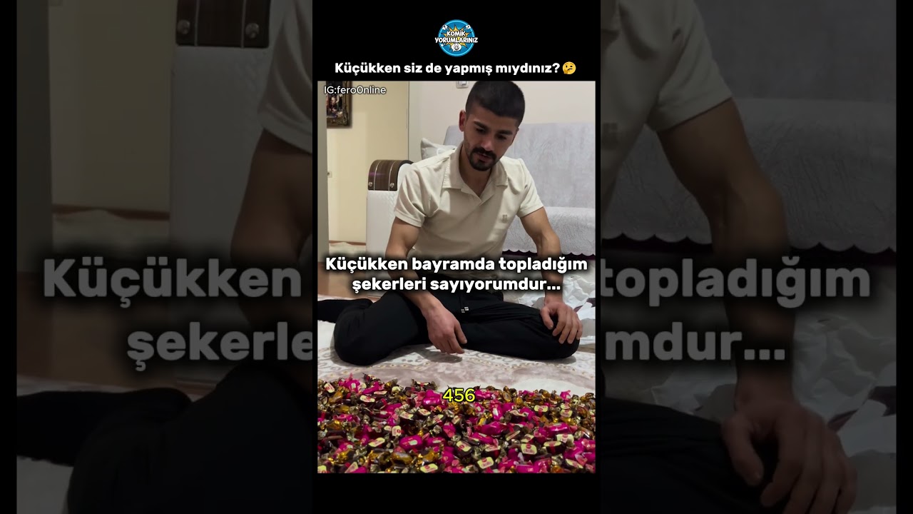 Bayramda Şeker Toplamak🥰 Komik Yorumlar #akımvideoları  #komikyorum #komikyorumlar