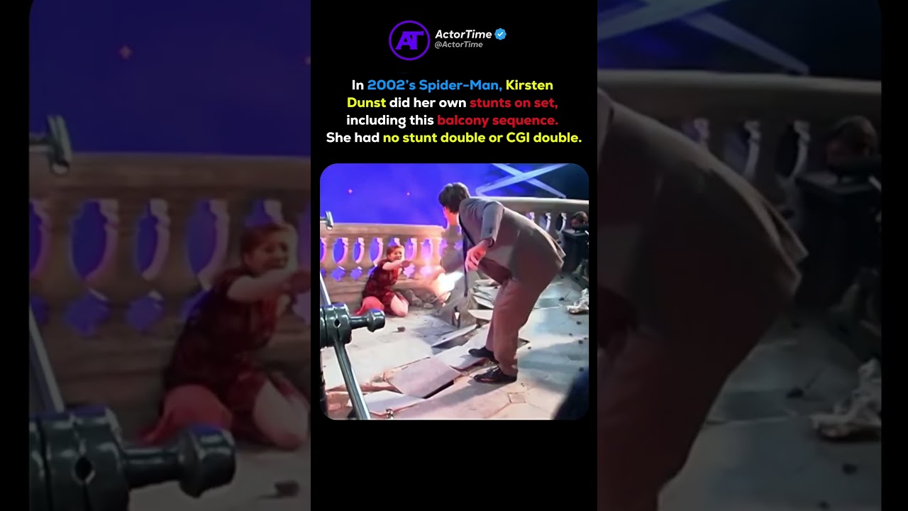 When Kirsten Dunst Did Her Own Stunts🕸️