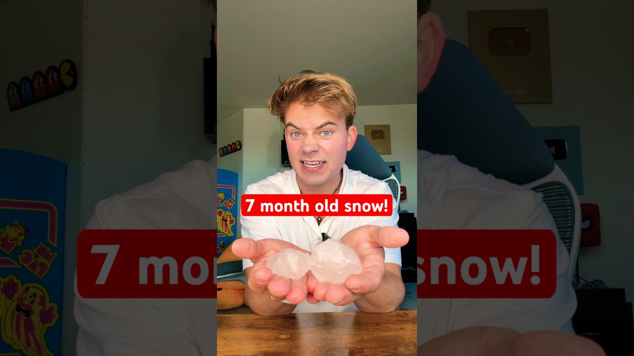 I froze these snowballs 7 months ago to get my brother back!