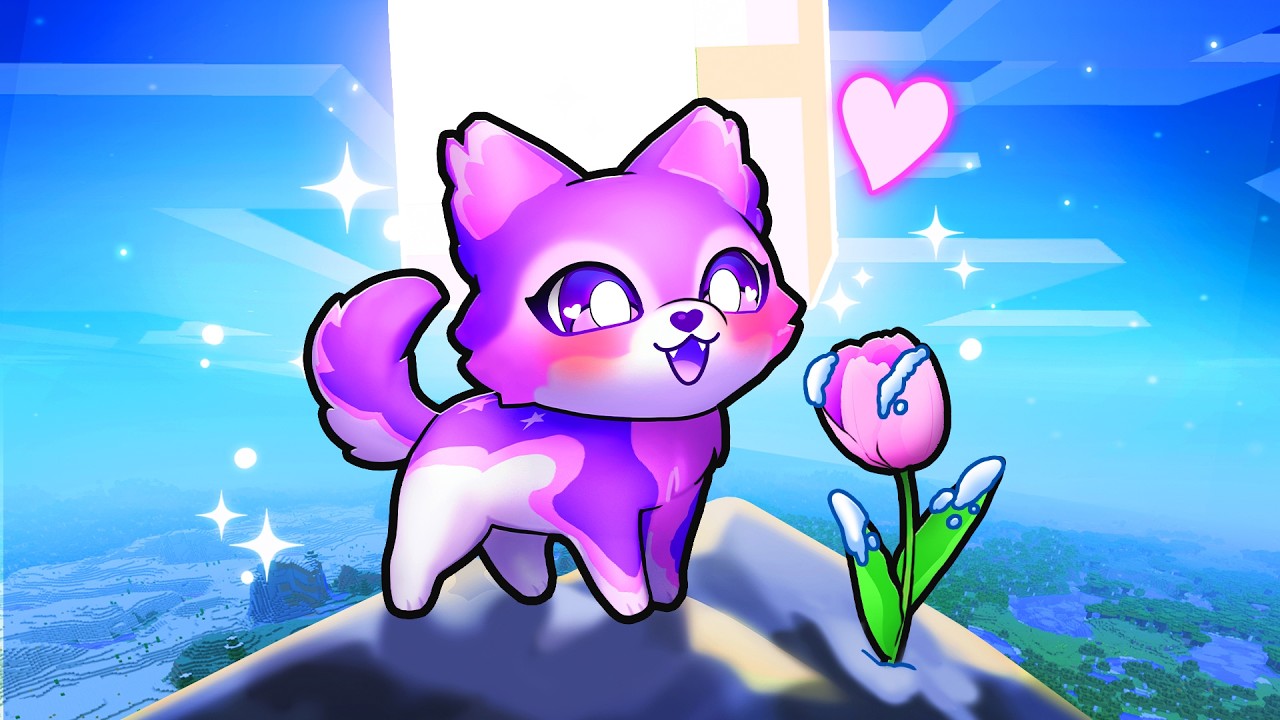 I Became a BABY DIREWOLF KITTEN!