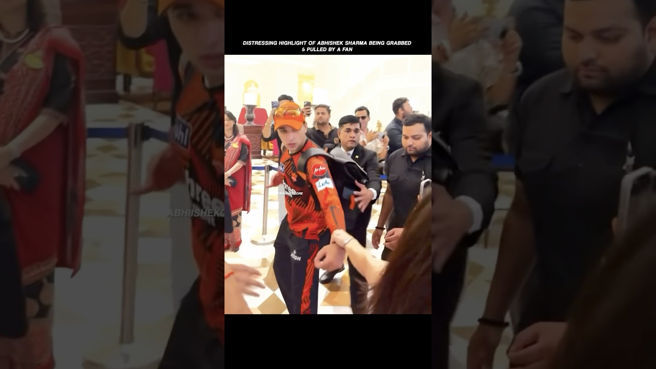 Abhishek Sharma Fan pulls hand #abhisheksharma #viralshorts #cricket #indiancricketteam #ipl #srh
