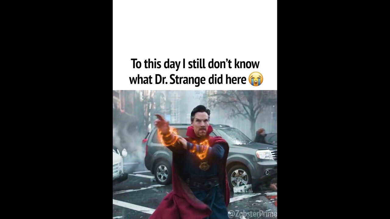 Dr. Strange just aurafarming at this point 😭