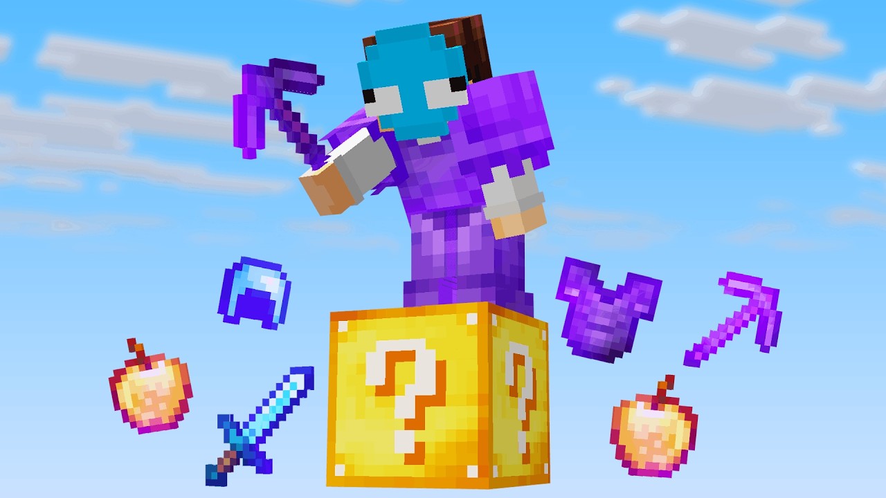 Minecraft, But It's One LUCKY BLOCK!