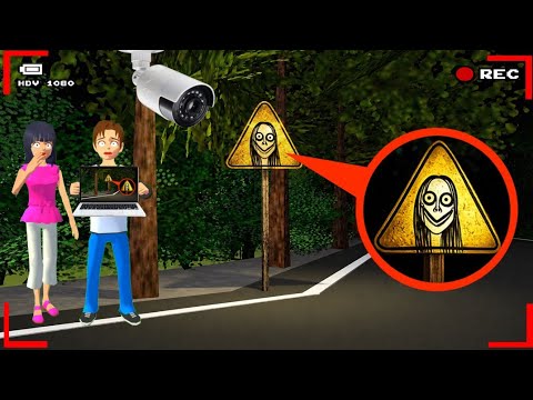 Yuta Mio Panik CCTV Merekam TANDA PLANG MOMO DI JALAN 😱| Sakura School Simulator