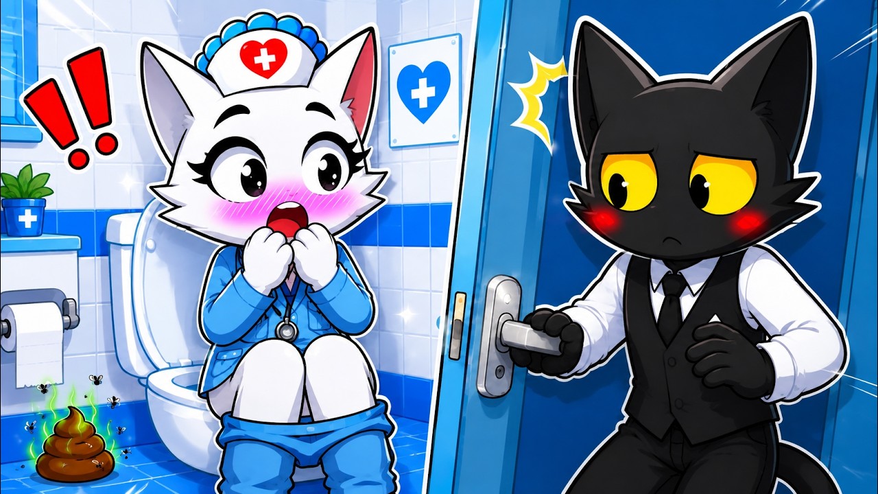 ENFERMEIRA CHEFE está PRESA no BANHEIRO com o AGENTE SECRETO no ROBLOX!!