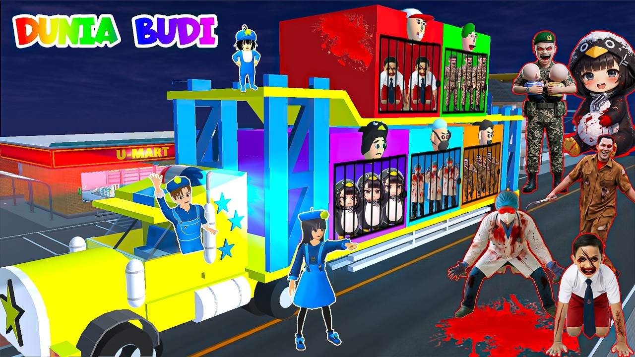 Yuta Mio Buat Penjara Rainbow Diatas Trailer | Tangkap DOKTER BERDARAH, GUGUGAGA PENGUIN Di Kota😱🚨