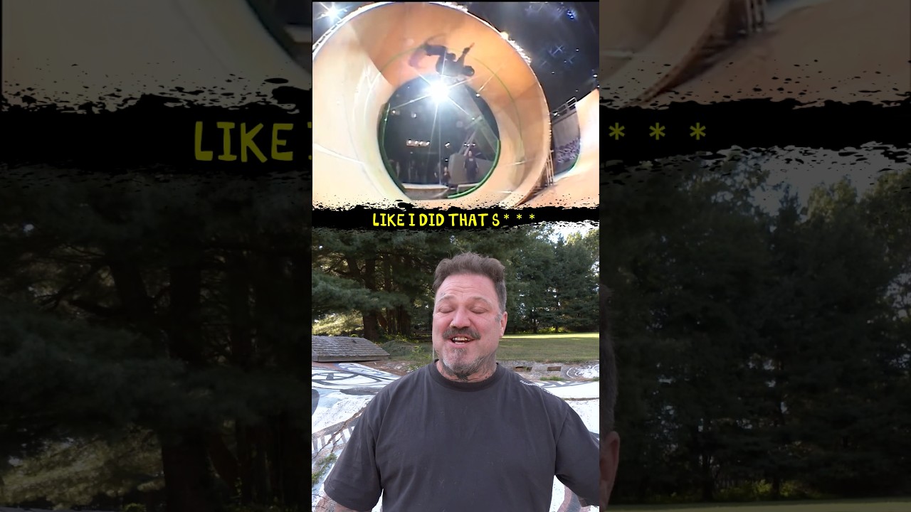 We tricked Bam Margera into thinking we were building the loop at Castle Bam!