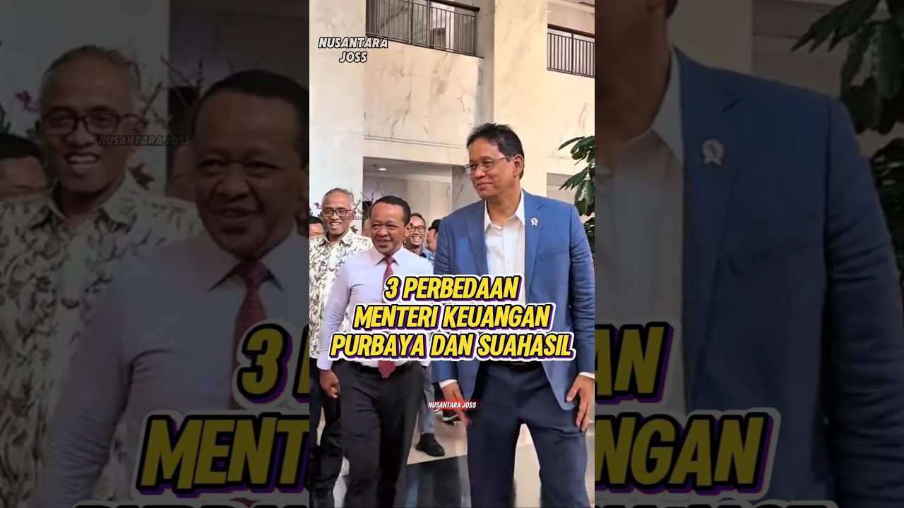 3 Perbedaan Menteri Keuangan Purbaya dan Suahasil #purbaya #suahasil #indonesia