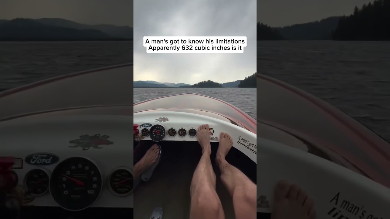 “A man’s got to know his limitations”Apparently 632 cubic inches is it 😃#hypeengines #viralvideos