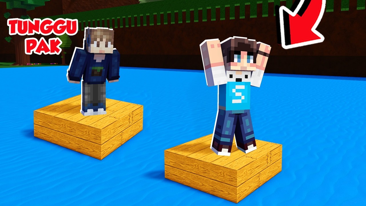 KITA BUILD BOAT TAPI DI MINECRAFT!!!