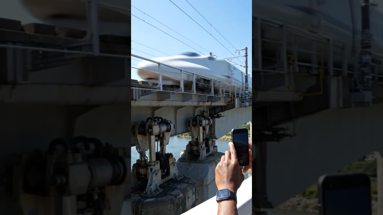 Bullet Train Elevated Track in Japan, jalur Kereta Cepat di Jepang