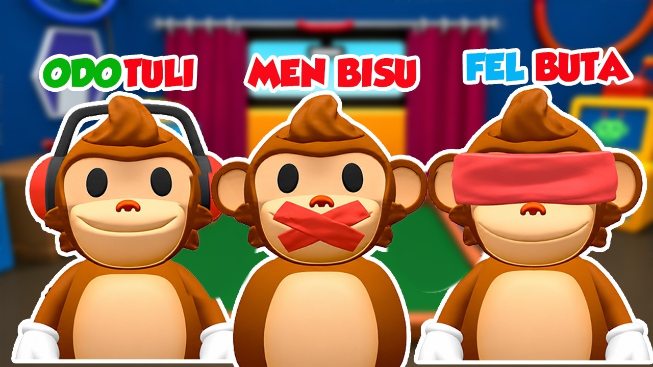 3 MONYET KOCAK KERJASAMA TAPI NGAKAK!!
