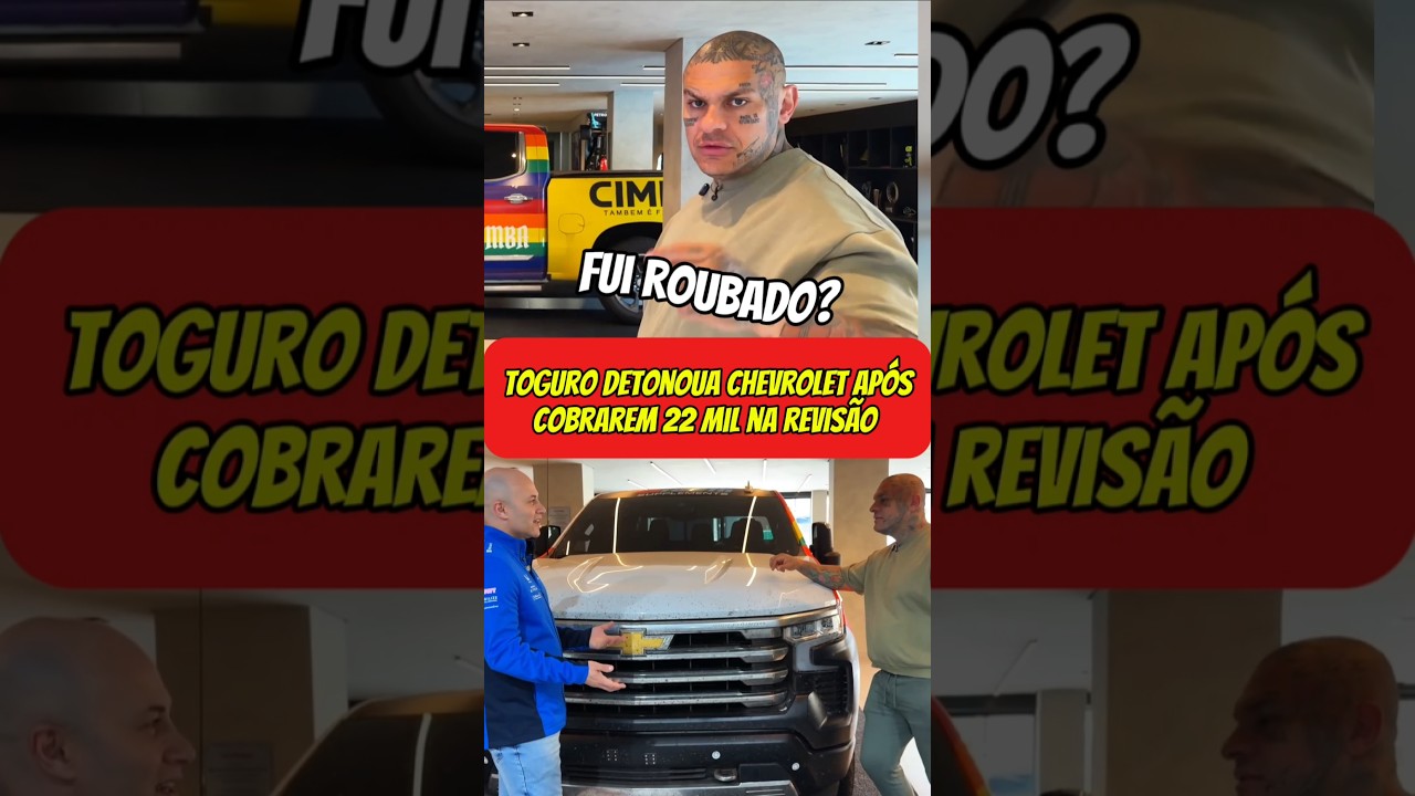 Toguro detonou a chevrolet após gastar 22 mil reais na revisão da sua silverado
