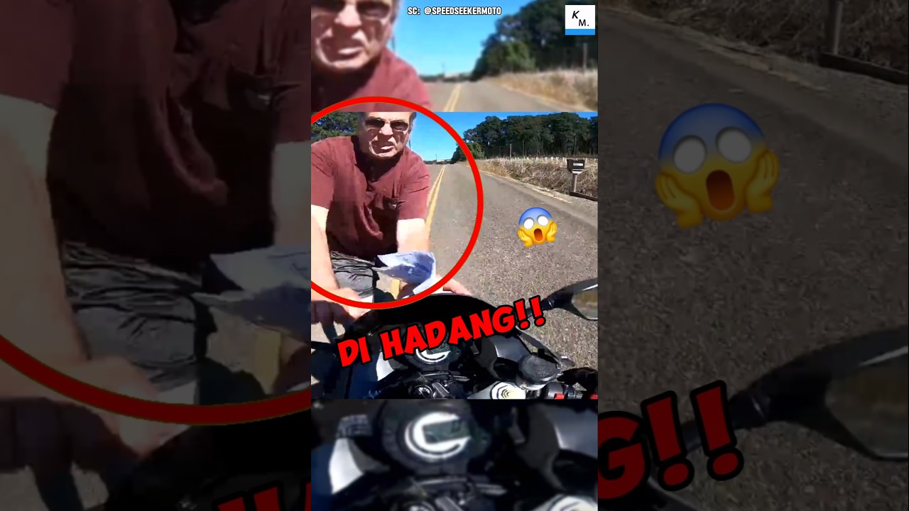 PRIA INI DI HADANG BAPAK GILA‼️🤬