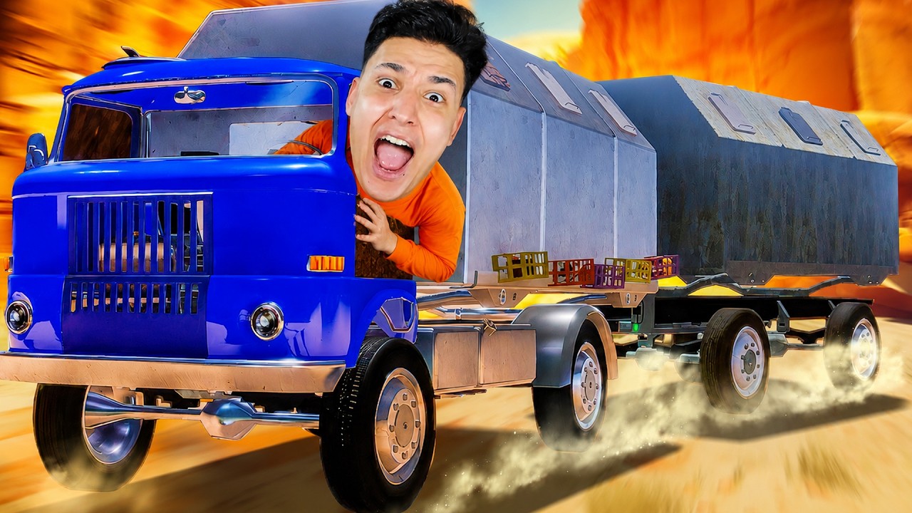 السفر الطويل ولكن انا هكون سواق مجنون 😱 Nomad Drive