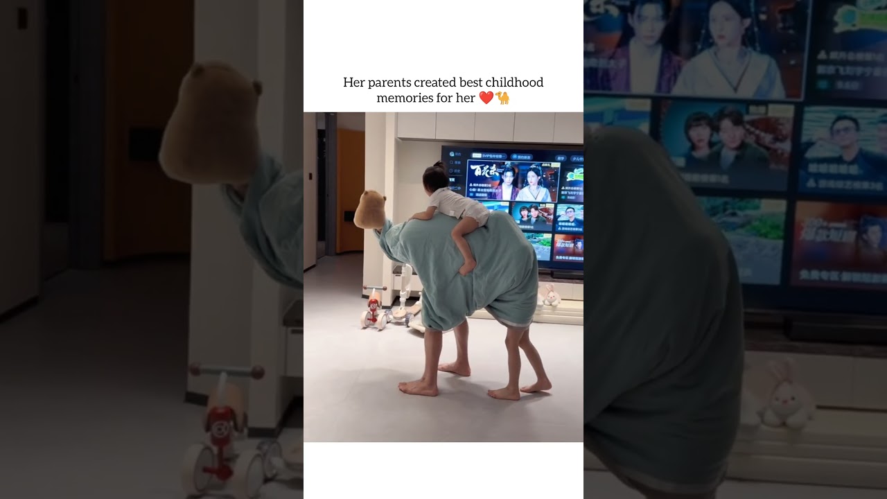 parents created best childhood memories for her 🐪
