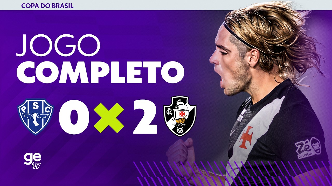 JOGO COMPLETO: PAYSANDU X VASCO | COPA DO BRASIL 2026 |  ge tv