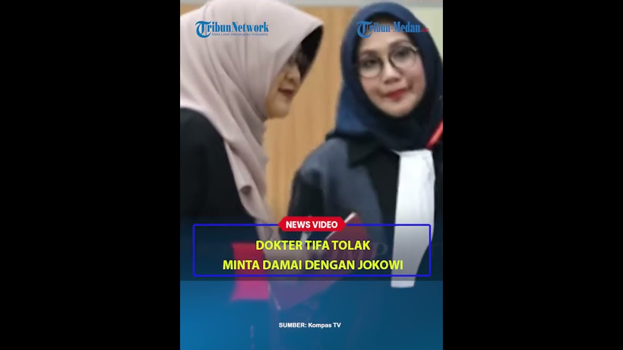 BERANI DI DEPAN HAKIM! DOKTER TIFA Tolak Minta Damai ke Jokowi, Siap Melawan di Sidang Kasus Ijazah