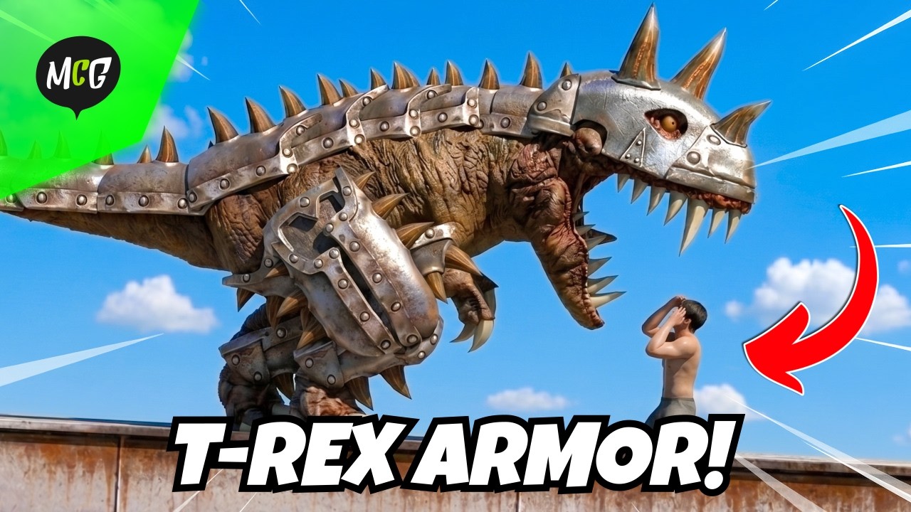 T-Rex Armor Memangsa Manusia!