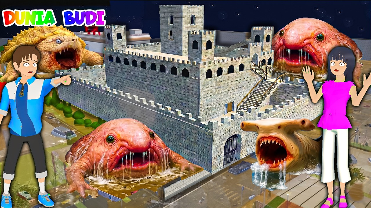 Yuta Mio Buat Benteng Raksasa Paling Aman Dari PASUKAN MONSTER IKAN TERJELEK Di Kota Sakura😱