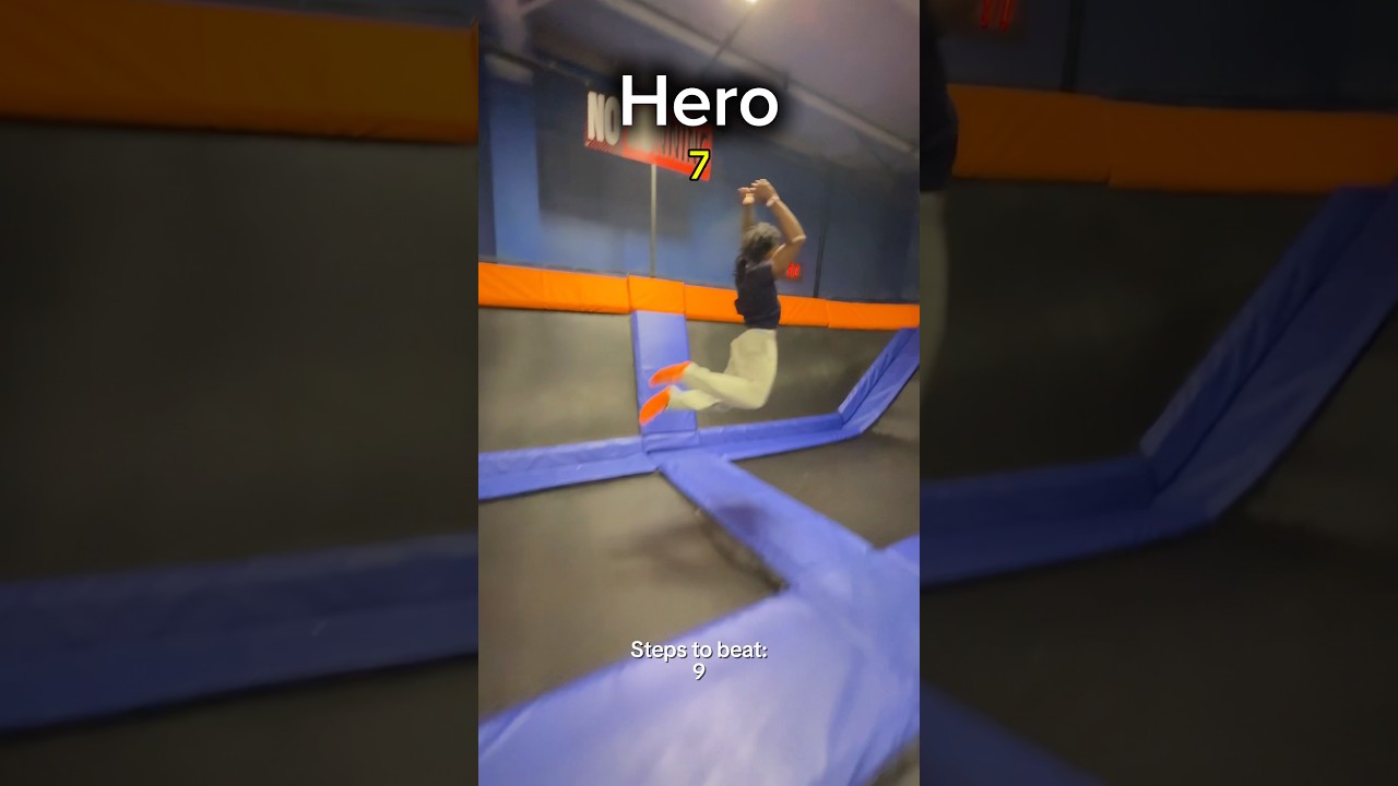 How many Bounces Across the Trampolines & Back! @pronobi1