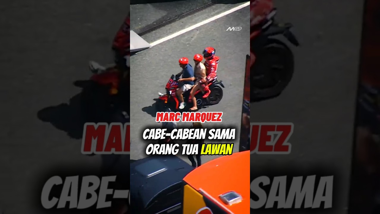 Apa Nggak Ditilang Polisi Nih? Marc Marquez Bonceng Tiga! #motogp #motogphariini #motogpbrno