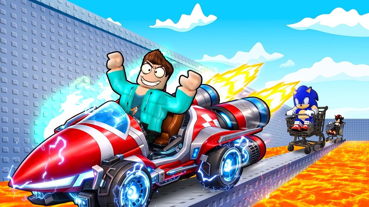 I PRETENDED TO BE A NOOB THEN USED OP GO KART IN ROBLOX !!